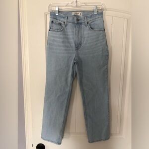Abercrombie & Fitch Ankle Straight Ultra high rise SZ 2S/26